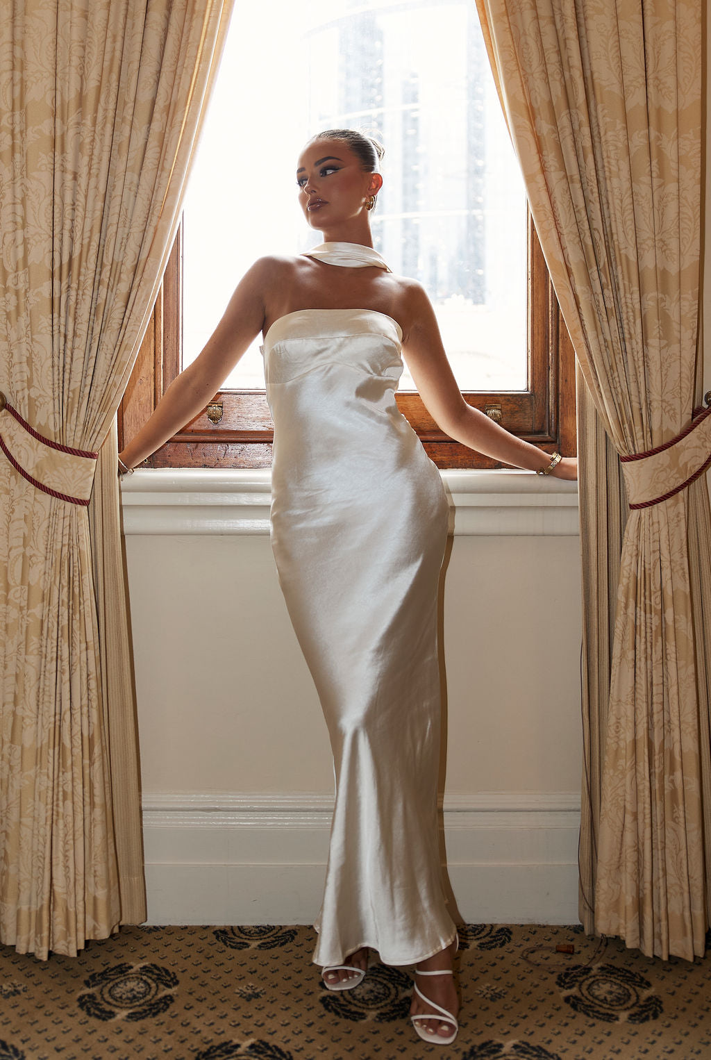 AUTUMN MAXI DRESS CHAMPAGNE