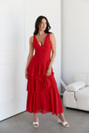 PENELOPE DRESS - RED