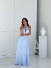 ATHENA  DRESS - BLUE