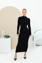 PARTY IN THE SNOW MAXI DRESS - BLACK