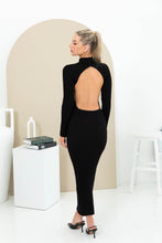 PARTY IN THE SNOW MAXI DRESS - BLACK