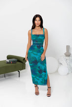 DEEMA DRESS - GREEN MESH