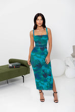 DEEMA DRESS - GREEN MESH