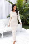 KATE DRESS - BEIGE