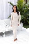 KATE DRESS - BEIGE
